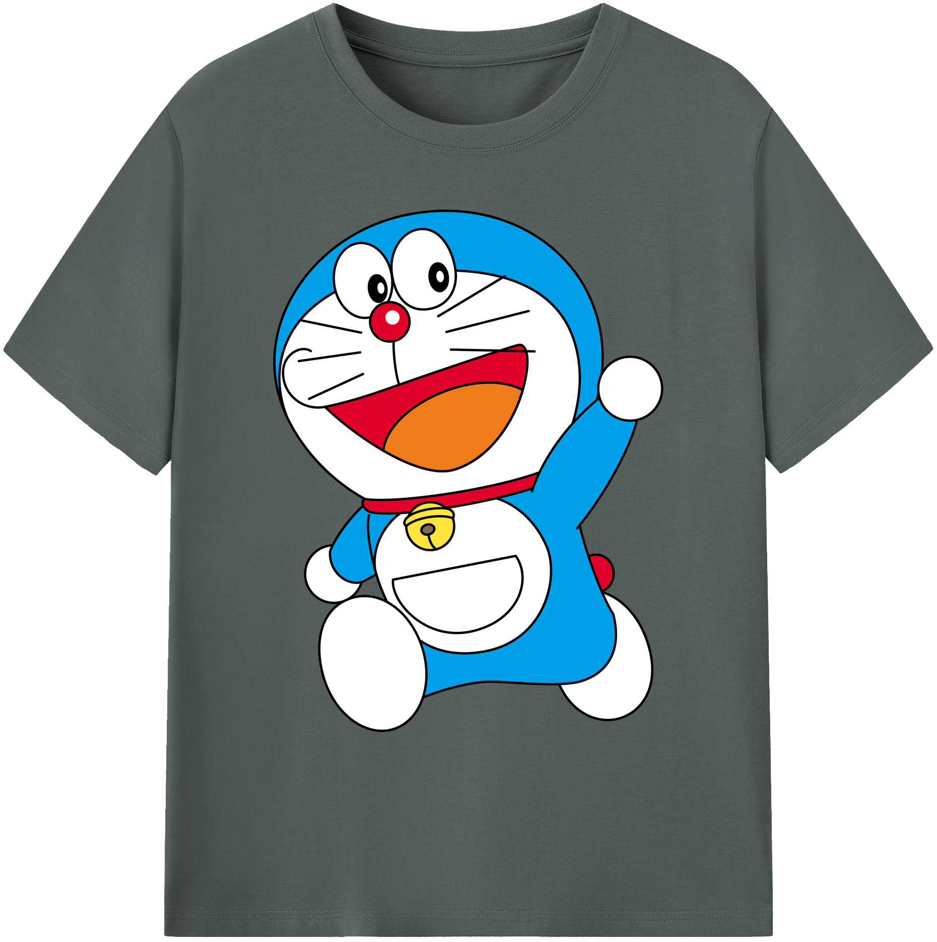 （画像用） ドラえもん Doraemon 綿100％ メンズ半袖Tシャツ｜肌触りやわらか＆通気性